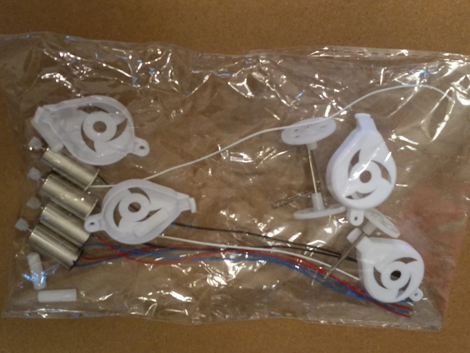 4 motores de drones con engranajes para SYMA X5HW RC Drone kit de piezas de repuesto Foto 3 de 4