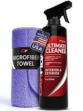 Car Interior Cleaner 18oz - Stain & Odor Remover for Leather, Fabric, Carpet 1.06 per fl oz