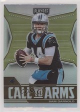 2021 Panini Playoff Call to Arms Silver Prizm Sam Darnold #CA-SDA 3f4