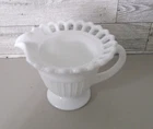 Vintage Fostoria Randolph White Milk Glass Pedestal Creamer