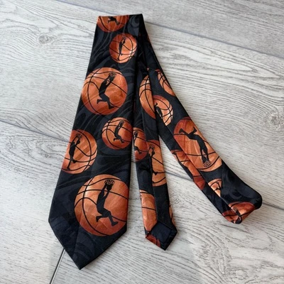 Steven Harris Basketball Tie NBA Balls | 3.75"W 56"L - Image 1 of 4