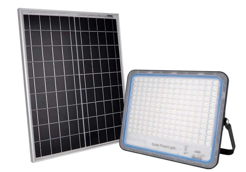 faro solare da 2000WATT LED con pannello faretto crepuscolare e telecomando - Immagine 2 di 4