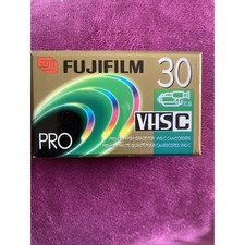 Fujifilm Pro VHS-C Camcorder Video Cassette Tape TC-30, NEW Sealed