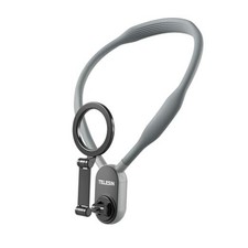 Magnetic Neck Mount for Phones, Neck Cell Phone Holder POV/Vlog Premium Gray