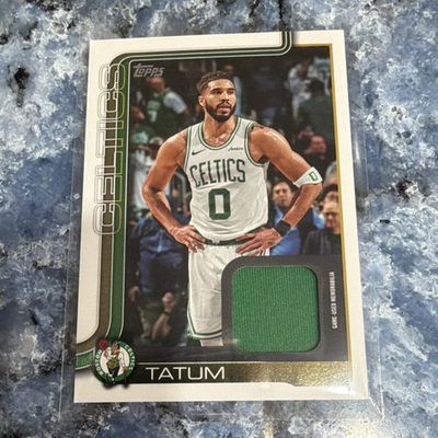 #ad Topps 2025 26 Jayson Tatum #FRO JT Flagship Real One Relics Game Used Celtics $19.99