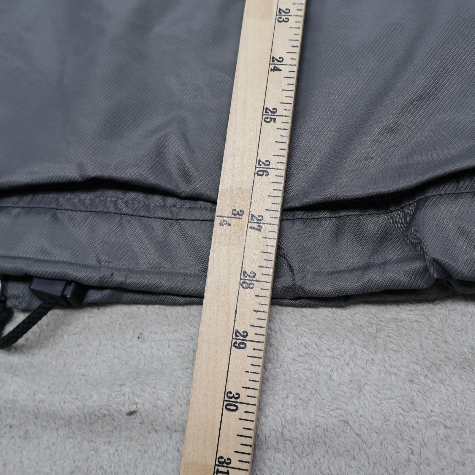 Phenix Jacket Men Large Gray Mesh Lined Full Zip Light Athletic Windbreaker VTG - product detail image 9