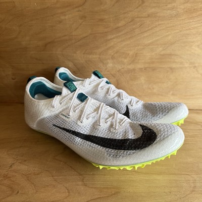 Nike Zoom Superfly Elite 2 Flyknit White Green Spikes FZ9662-100 Men’s Size 7 Unisex Nike Superfly Elite 2 Sprint Spike - FZ9662-100 – =PR  main image 4