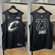 NIKE LEBRON JAMES 2018 ALLSTAR SWINGMAN NBA JERSEY BASKETBALL BLACK MEN’S SIZE L