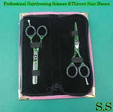 Professional Hairdressing Scissors &Thinner Hair Shears Set 5.5'' +Case S.S-0086