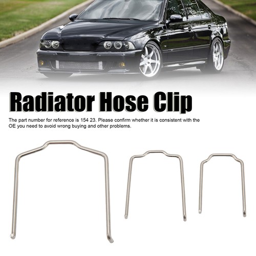 ☽3Pcs Radiator Hose Retaining Spring 154 23 For E39 E38 E60 E90 745Li