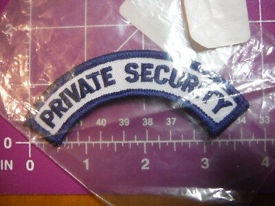 Private Security rocker patch-new (Bulk B)