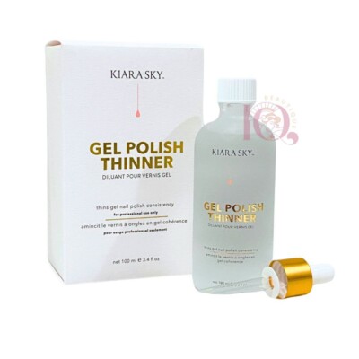 Kiara Sky Gel Polish Thinner 3.4 Fl oz/100mL Restore Thick Gel Polish NEW IN BOX