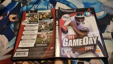 NFL GameDay 2002 PlayStation CASE AND MANUAL ONLY
