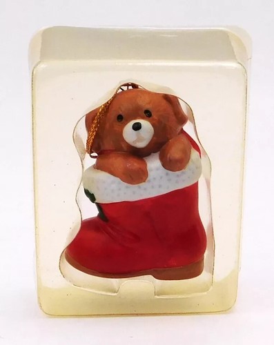 American Greetings Forget Me Not Ornamento Natale Cucciolo Stivali Natale Vacanze - Foto 8 di 16