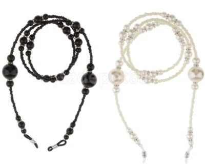 women's Lanyard Chain Pearl Glass Cord Straps Spectacle Holder Sunglasses