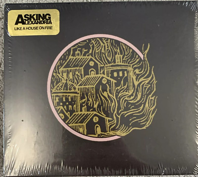 ASKING ALEXANDRIA LIKE A HOUSE ON FIRE   BRAND AND NEW SEALED CD M