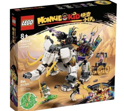 Lego Monkie Kid 80043 - Yellow Tusk Elephant NEW - FREE SHIPPING