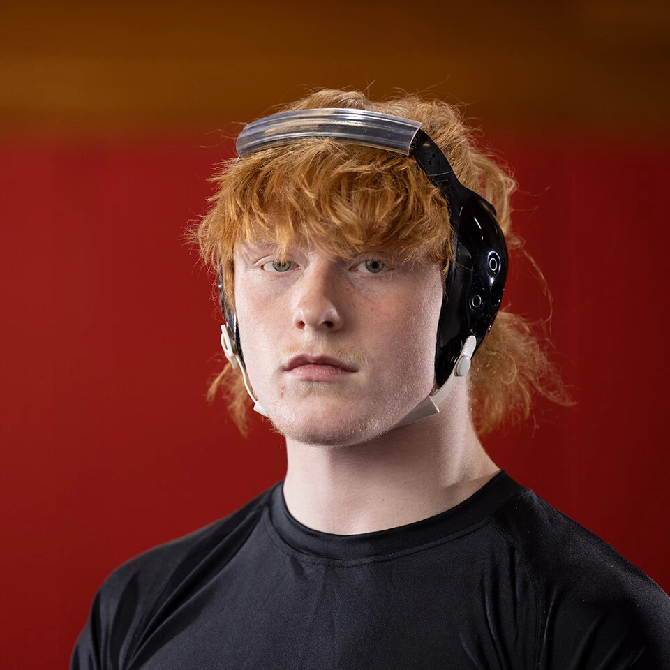 Matman Halo Wrestling Headgear Ear Guard Grappling Head Guard Adjustable Straps - Image 2 of 4