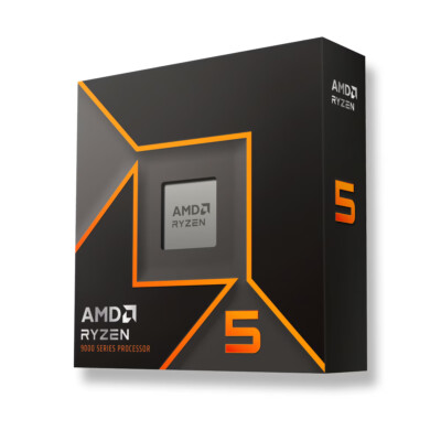 AMD Ryzen 5 9600X processor 3.9 GHz 38 MB L2 , L3 Box
