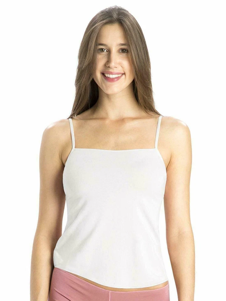 Pack de 3 Camisola Jockey Spaghetti con Correas Ajustables para Mujer y Niñas Foto 3 de 4