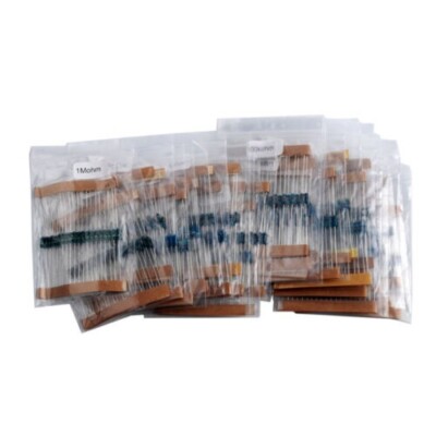 1460tlg 1/4W Metallfilm Widerstände 1% 73 Werte X 20 Stück Widerstand Sortiment