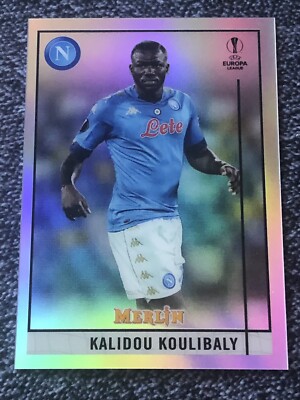 2020-21 Topps Merlin Chrome UEFA Kalidou Koulibaly Refractor #63 SSC Napoli