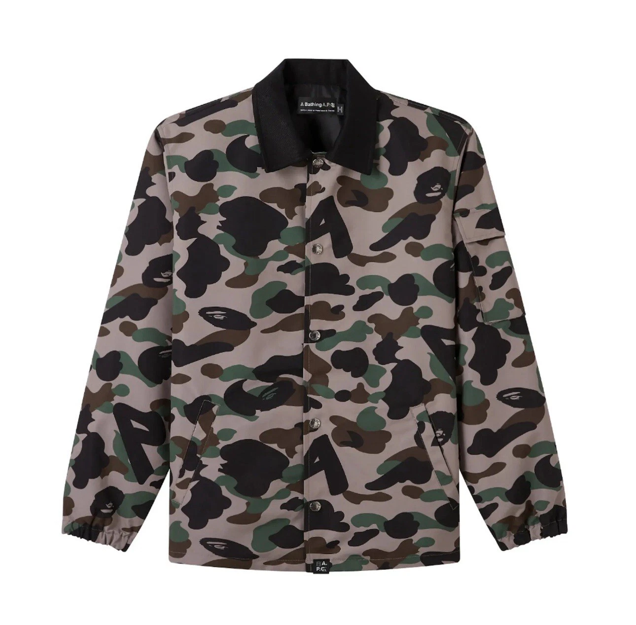 A BATHING APE (BAPE) BAPE x A.P.C. Giacca Camp Coach XLarge NUOVISSIMA