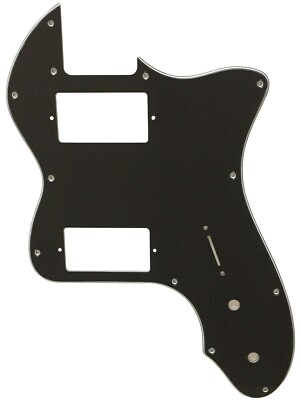 New 3 Ply Guitar Pickguard For '72 Thinline Telecaster PAF,Black