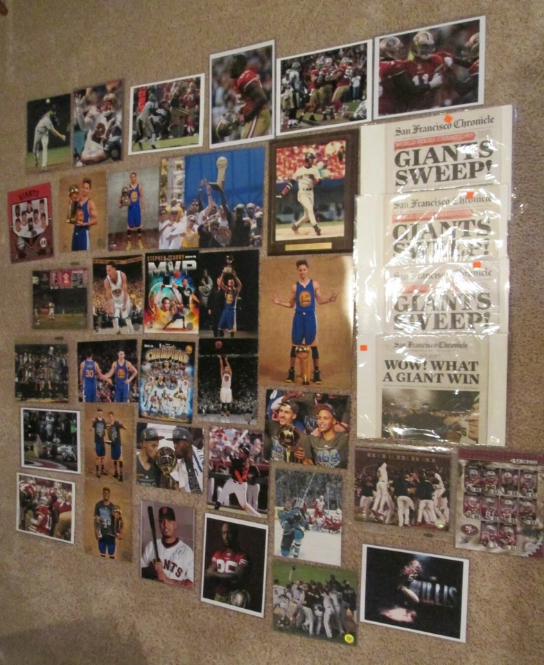 GRANDE LOTE ARQUIVO DE FOTOS Fotos de São Francisco Steph Curry Warriors 49ers Giants 8x10 - Imagem 2 de 4