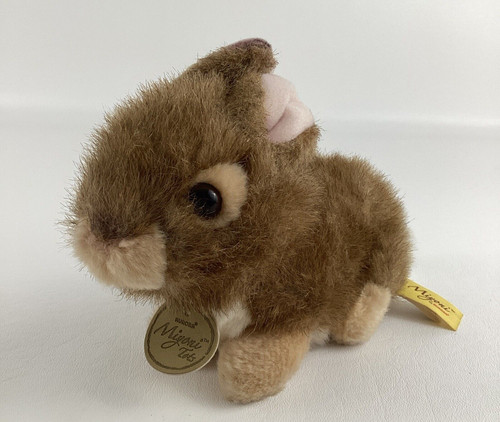 Aurora World Miyoni Tots Baby Bunny 7" Plush Bean Bag Stuffed Animal Toy