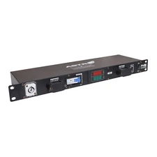 10 Way Power Rear Panel Center LED Power Distribution 1U Rack Mountable USB Port