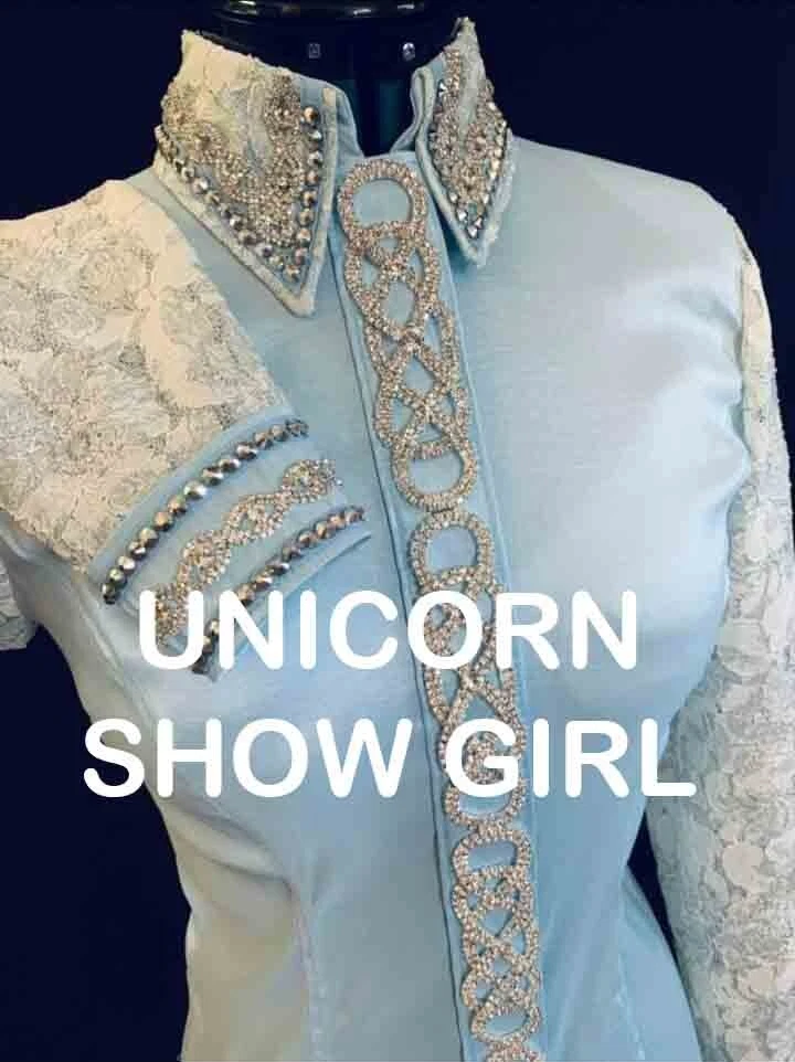 Chemise Western Rods Femme Bleue, Paillettes Et Fermetures éclair, Taille S (USA)