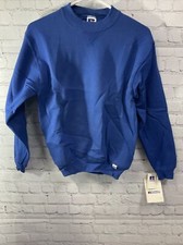 Russel Athletic Youth Heavy Weight Sweatshirt Blue Size Medium New With Tags