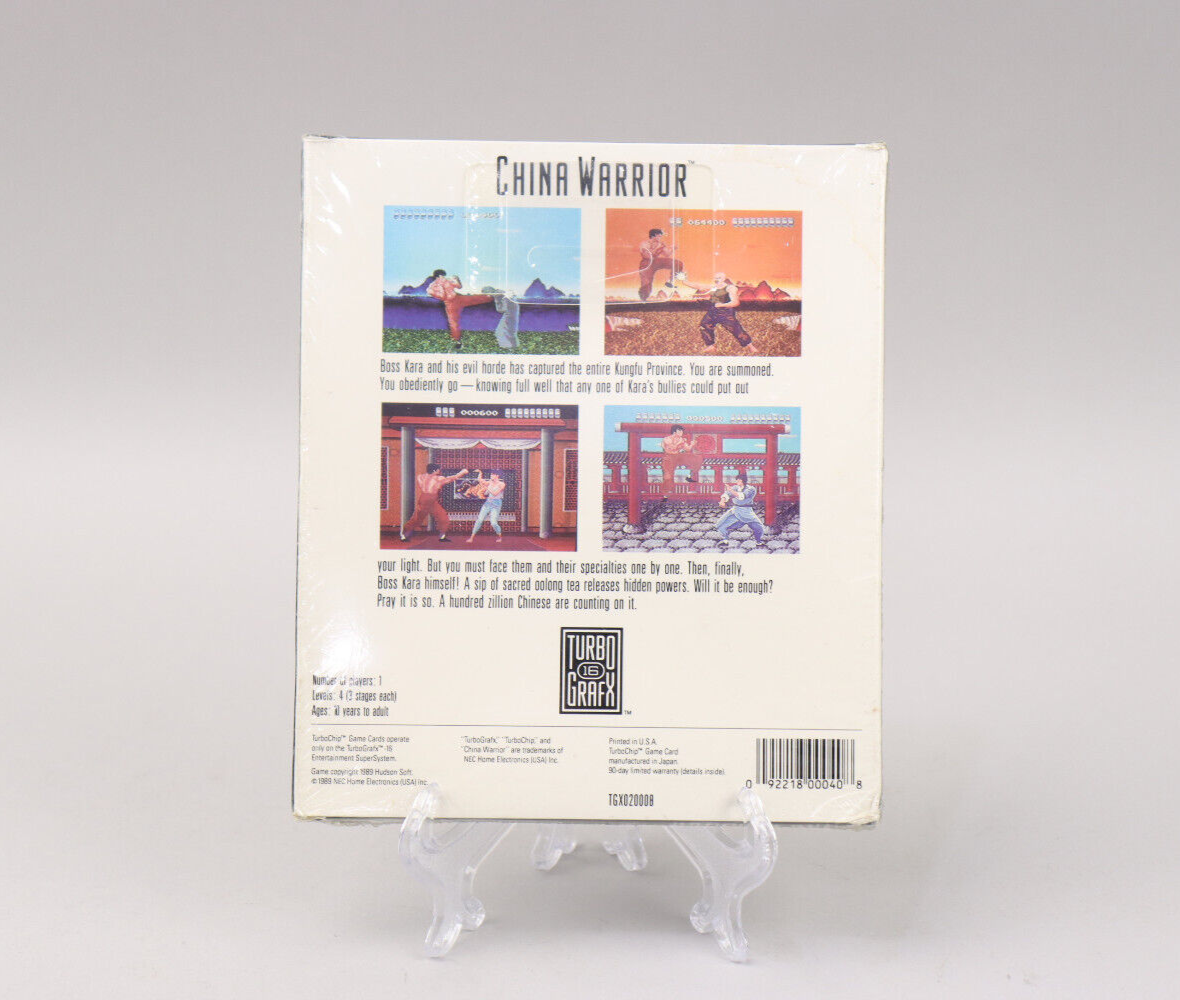 China Warrior (TurboGrafx-16, 1989) for sale online | eBay