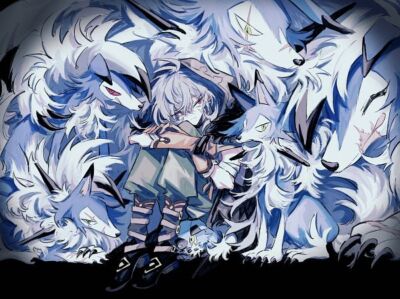 Anime pok mon lycanroc razor genshin impact rockruff Stitched Gaming Mat Desk