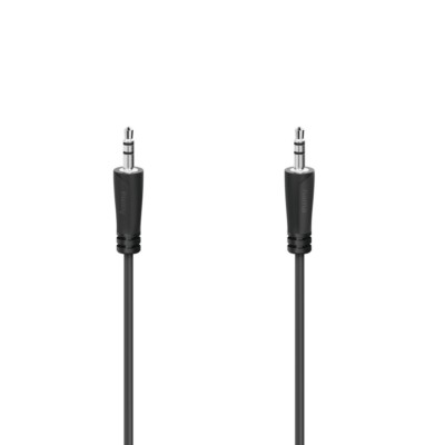 LINK Cavo Audio Stereo Jack 3,5 Mm Maschio-Maschio – 2 Metri, Nero, Per Collegare Smartphone A Impianto Stereo O Autoradio - 2