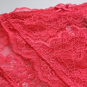 Victoria's Secret Dream Angels Lace Mini String Bikini Panty Hot Pink SZ M