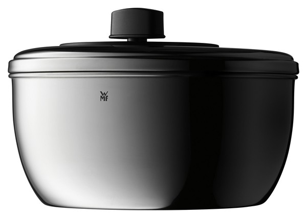 Wmf Gourmet Salatschleuder Salattrockner Mit Siebeinsatz Kurbel Edelstahl 4 L-image