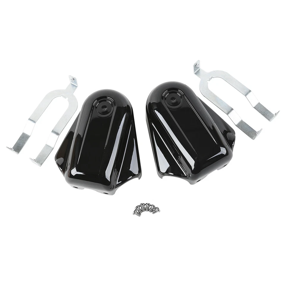 Black Rear Axle Covers Swingarm Cap For Harley Softail Slim 2008-2017 Foto 3 de 4