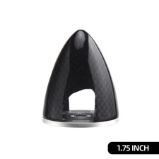 1.75"/44.45mm Carbon Fiber Spinner For Electric RC Aircraft w/ Aluminum Plate