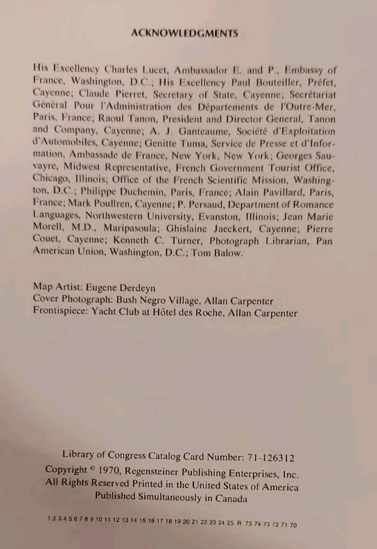 Enchantment of South America: French Guiana By Allan Carpenter 1970 - Image 4 of 4