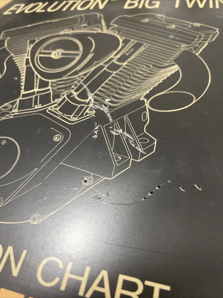 Harley Davidson Custom Chrome Gaskets For Evolution Big Twins Application Charts - Image 2 of 3