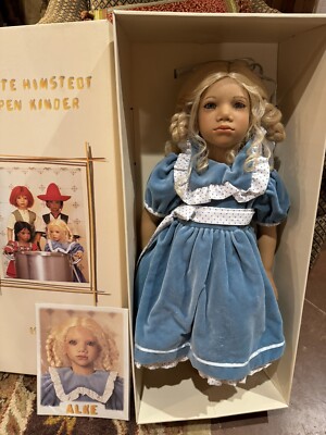 Annette Himstedt Alke Puppen Kinder 28 Inch Doll Original Box COA