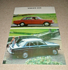 Volvo 144 1966-67 4-page UK brochure - Ref RK 2368 - excellent condition