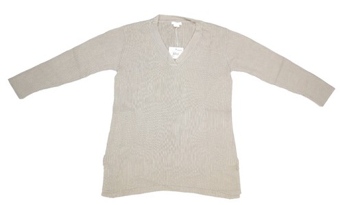 Tunique Neuve Avec étiquette HIGH USE - Mélange Cachemire Et Viscose, Taille M, Blanc, Valeur 375€