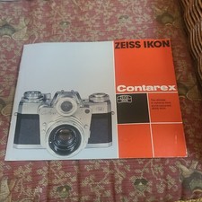 Zeiss Ikon Contarex Camera Instruction brochure