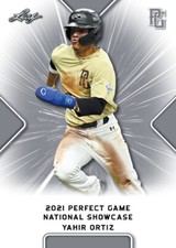 10-Count Lot Yahir Ortiz 2021 Leaf Perfect Game NIKE All-American Rookies