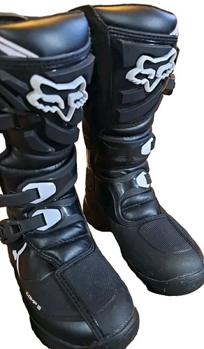 Polar Fox WYATT Black Motorcycle Boots 11 Vegan Leather  display picture 1