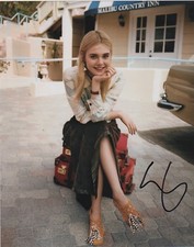 Elle Fanning Sexy Autographed Signed 8x10 Photo COA EF140
