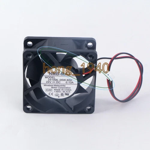 NMB-MAT 60*25MM 6CM 6025 Inverter Fan 2Pin 2410ML-05W-B50 24V 0.13A